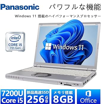 ノートPC hp - Let&#39;s note CF-SZ6 Windows11 Office Amazon.co.jp: 【整備済み品】 ノートパソコン Let's Note CF